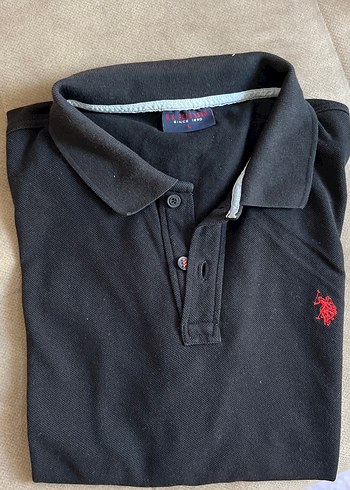 U.S. Polo Assn. Siyah Klasik Polo Tişört