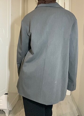 l Beden gri Renk Blazer Ceker