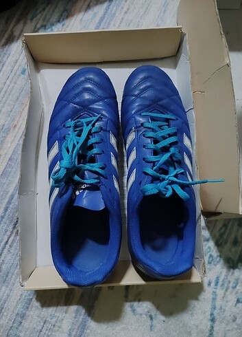 43 Beden mavi Renk Erkek krampon orijinal Adidas 