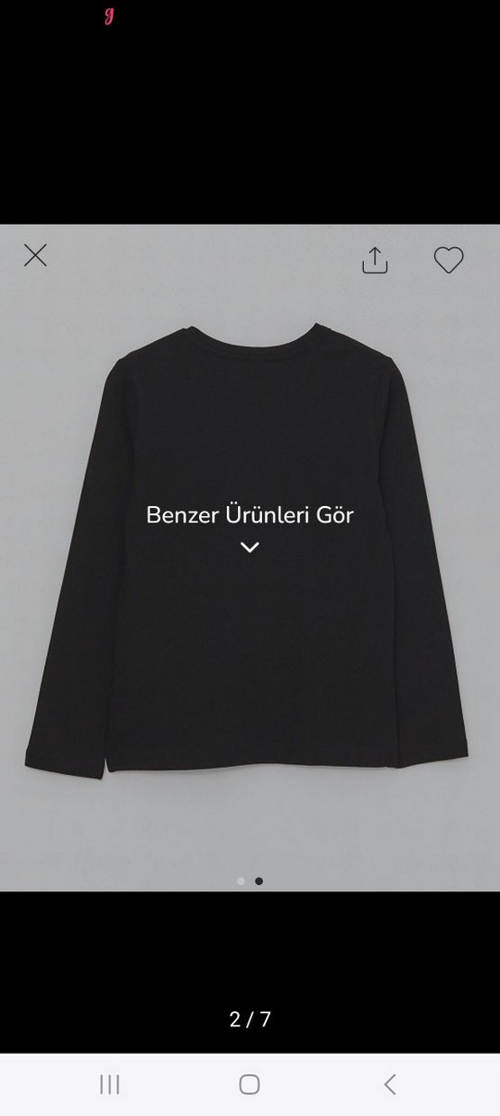 Siyah Uzun Kollu Çocuk Atlet - Görsel 2