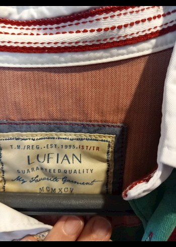 Lufian renkli Çizgili Uzun Kollu Polo Tişört - Görsel 3