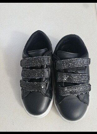 Zara Siyah simli sneaker 