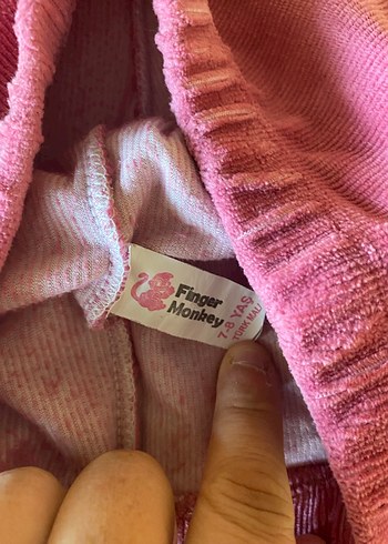 Kız Çocuk Pembe Sıcak Tayt - Görsel 4