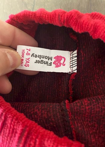 Kız Çocuk Pembe Sıcak Tayt - Görsel 5