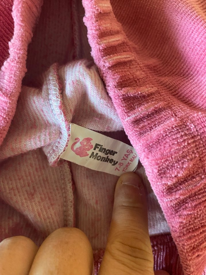 Kız Çocuk Pembe Sıcak Tayt - Görsel 4