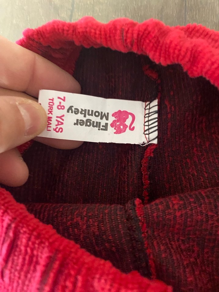 Kız Çocuk Pembe Sıcak Tayt - Görsel 5