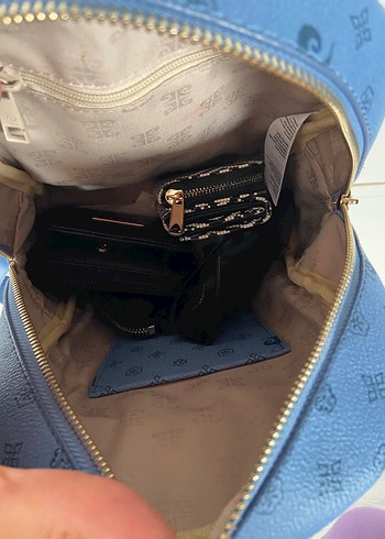 Pierre Cardin Siyah Monogram Kadın Sırt Çantası