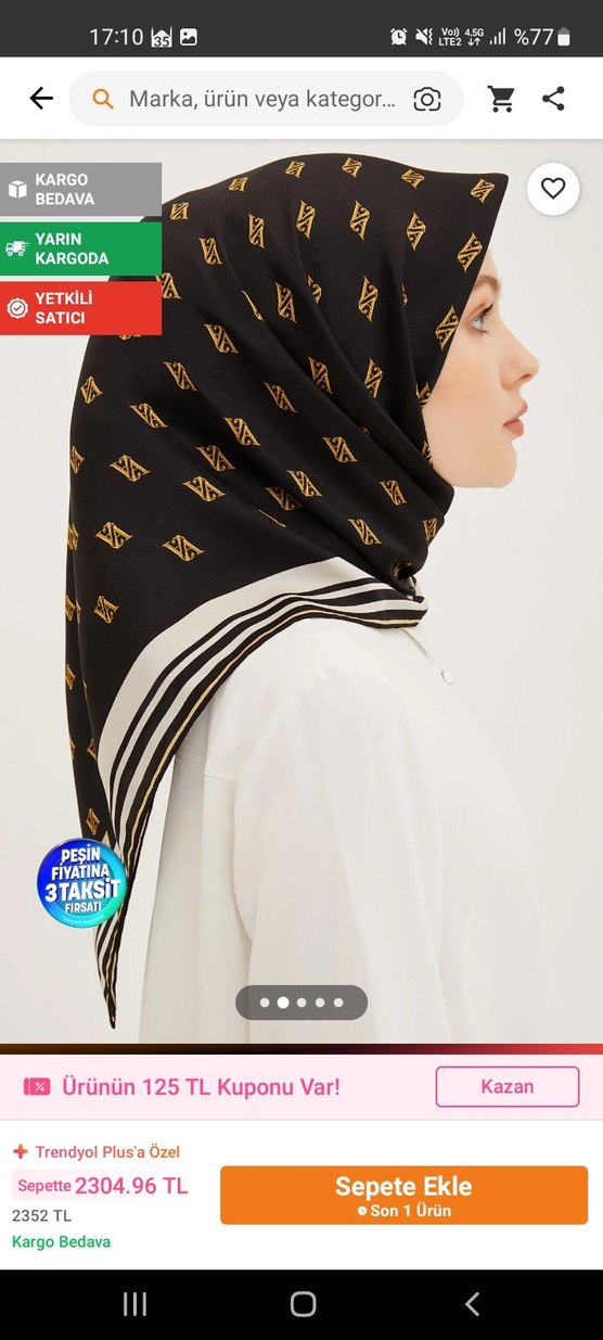 Armine İpek Eşarp - Görsel 2