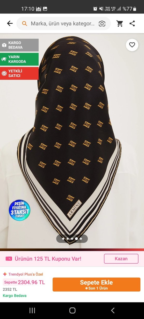 Armine İpek Eşarp - Görsel 4