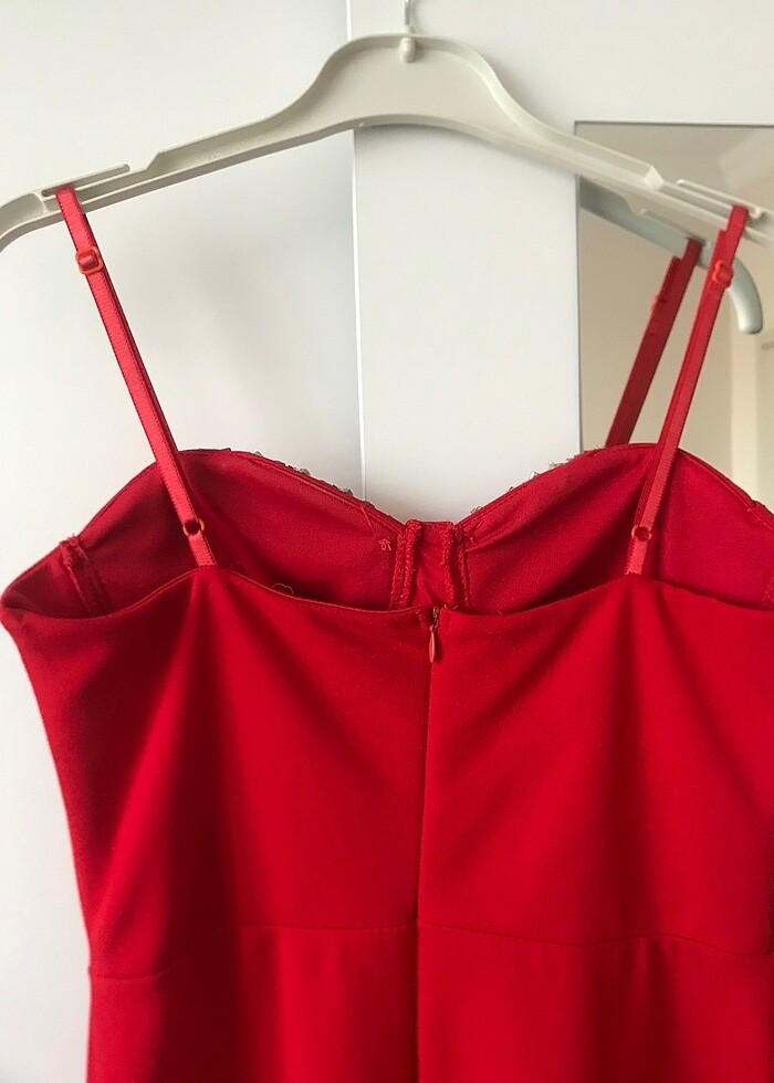 Önü Detaylı Elbise - Görsel 4