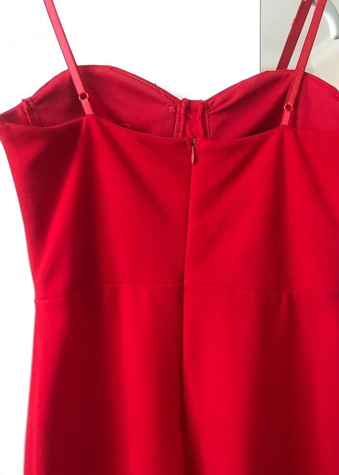 Önü Detaylı Elbise - Görsel 5