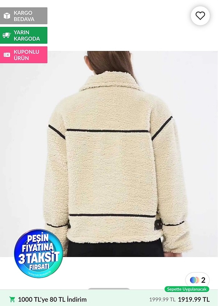 Astarlı Peluş Kaban - Görsel 5