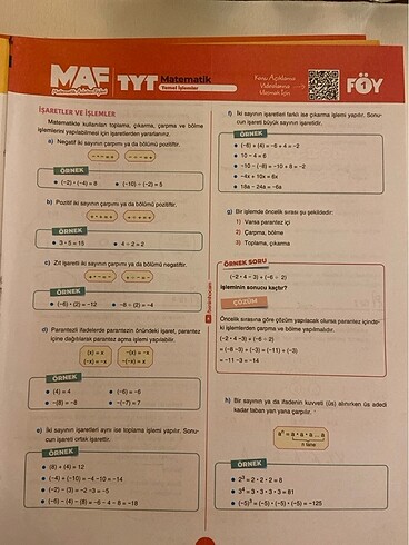 benim hocam tyt matematik konu anlatım föyleri soru bankası