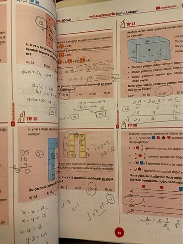  Beden benim hocam tyt matematik konu anlatım föyleri soru bankası