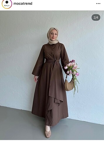 Moca trend tesettür elbise