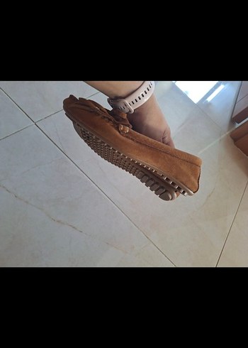 Fabrika hakiki deri süet ayakkabı - Görsel 5