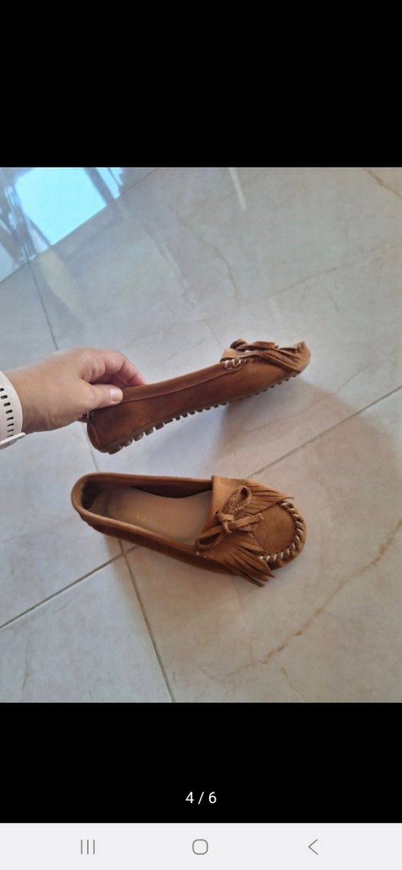 Fabrika hakiki deri süet ayakkabı - Görsel 4