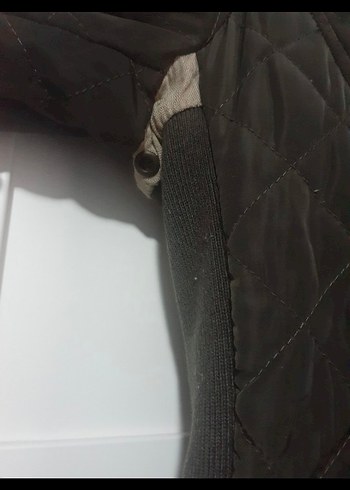 Mango yeşil kapitone ceket - Görsel 7