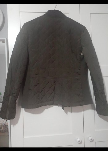 Mango yeşil kapitone ceket - Görsel 2