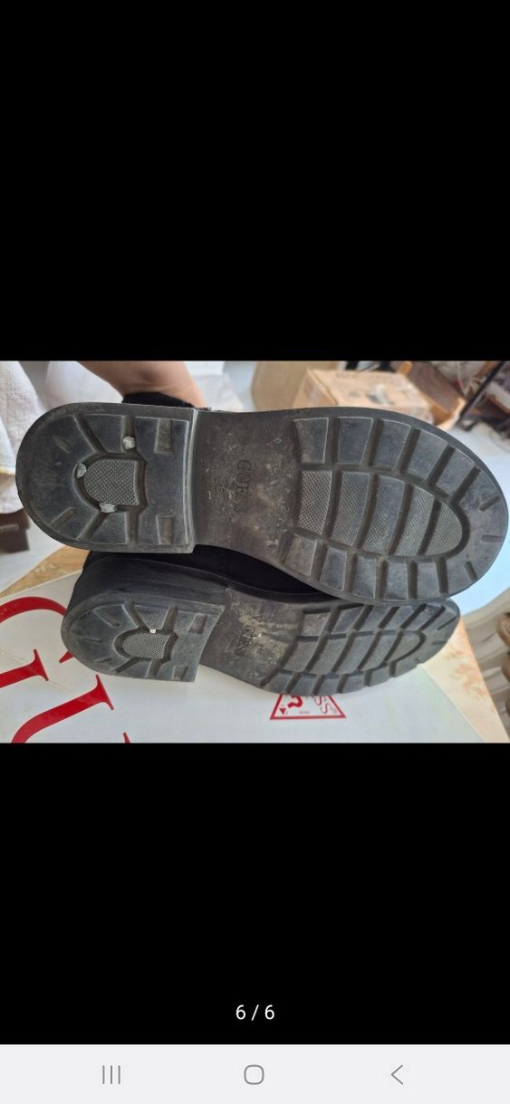 Orjinal Guess deri bot - Görsel 5