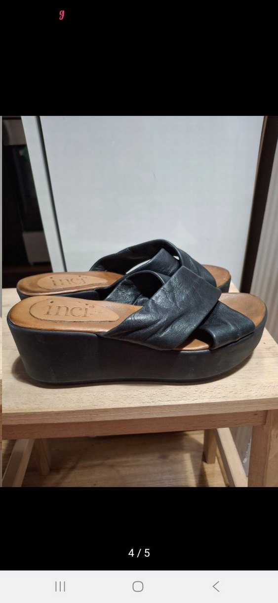 Siyah Dolgu Topuklu Kadın Terlik - Görsel 4