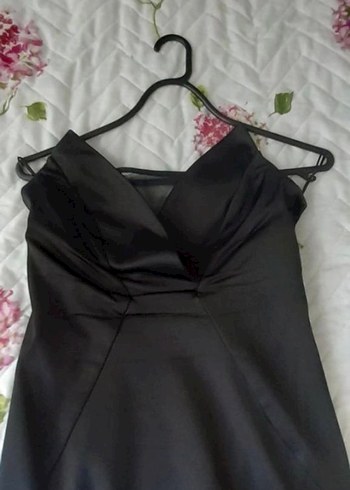 Network saten elbise - Görsel 4