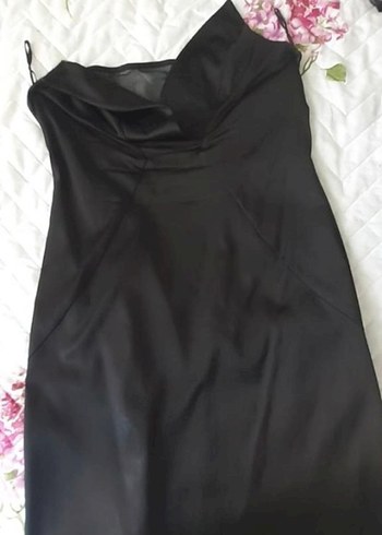 Network saten elbise - Görsel 5