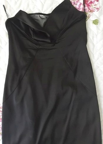 Network saten elbise - Görsel 3