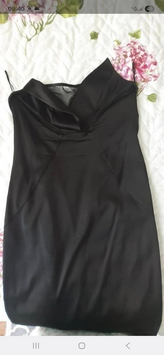 Network saten elbise - Görsel 3