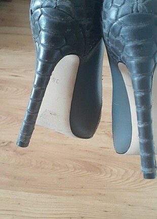 gri gerçek deri ayakkabı - Görsel 7