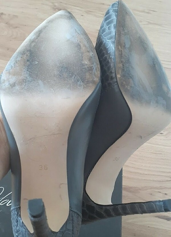 gri gerçek deri ayakkabı - Görsel 5