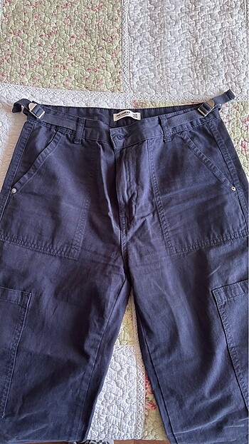 Kargo pantalon lacivert