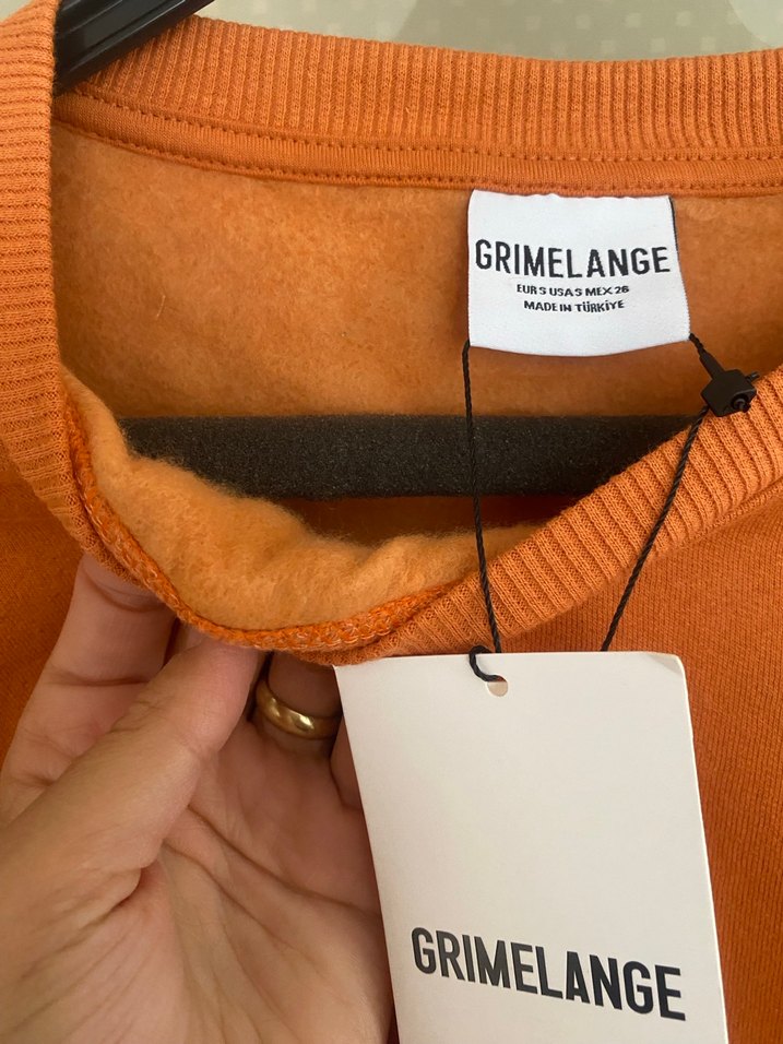 Kadın Bej Baskılı Rahat Kesim Sweatshirt - Görsel 3