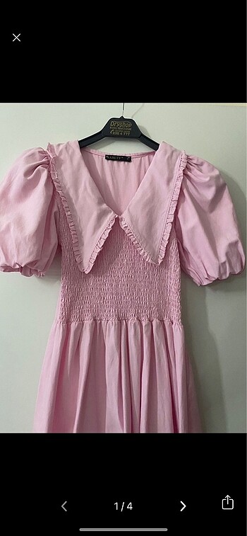 Pembe elbise