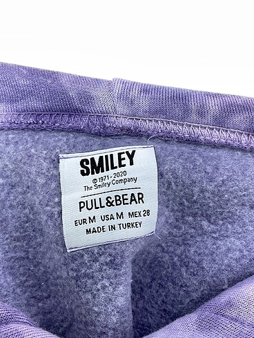 s Beden mor Renk Pull and Bear Sweatshirt %70 İndirimli.