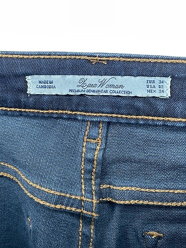 34 Beden lacivert Renk Zara Jean / Kot %70 İndirimli.