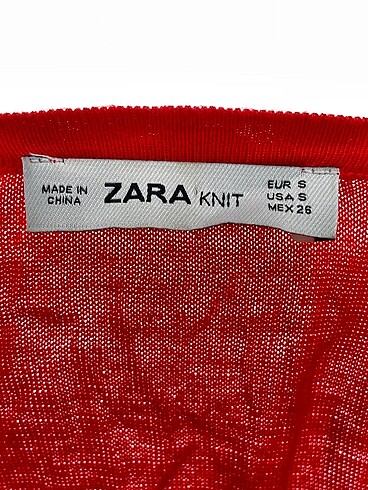 s Beden kırmızı Renk Zara Kazak / Triko %70 İndirimli.