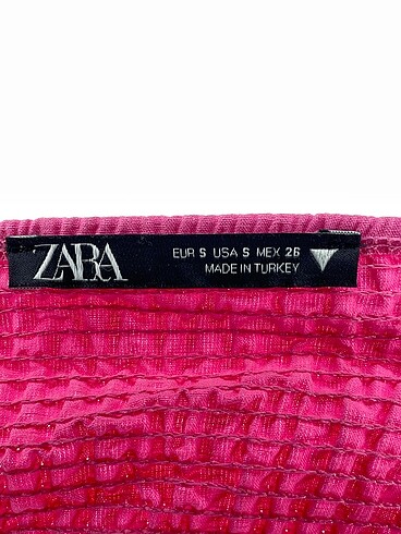 s Beden pembe Renk Zara Bluz %70 İndirimli.