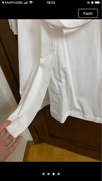 Trençkot beyaz - Görsel 5