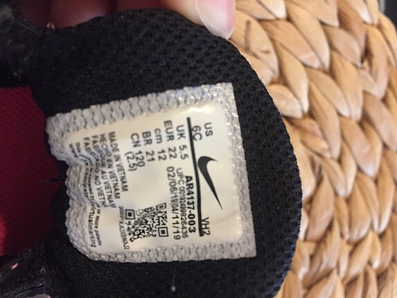 22 Beden Bebek spor ayakkabı sneaker