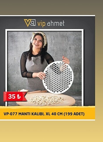 Vip ahmet mantı kalıbı