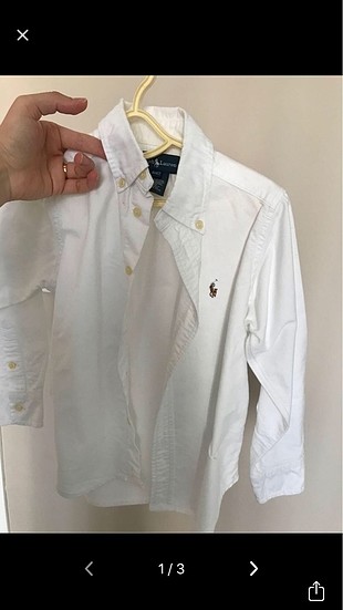 xs Beden Ralph lauren 4 yas gömlek