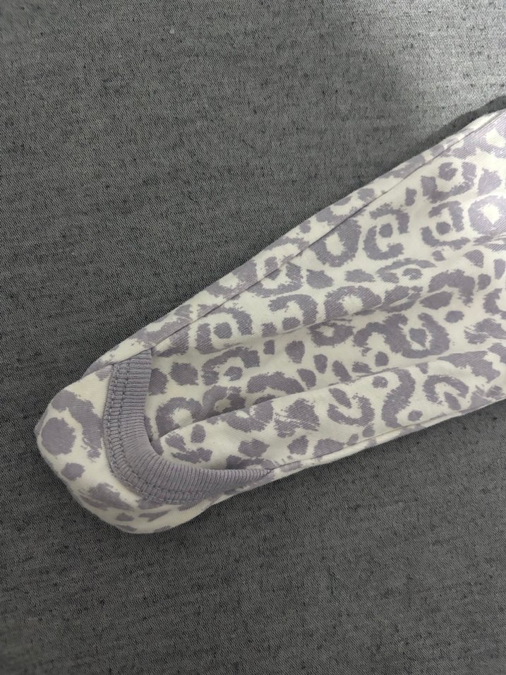 Gri Desenli Uzun Kollu Bebek Body - Görsel 3