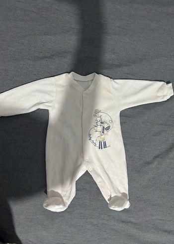 Beyaz kız Bebek  Tulum - Görsel 2