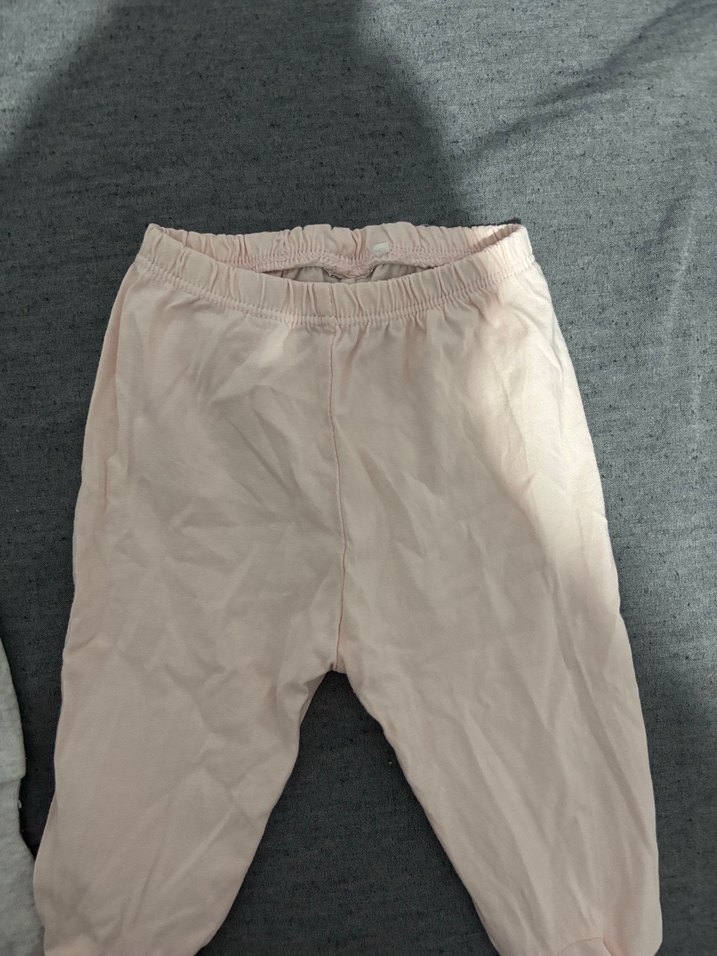 Kız Bebek Toz pembe çoraplı eşofman - Görsel 2