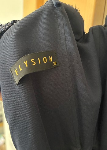 Parlak Lacivert Uzun Abiye Elbise 38 - Görsel 7