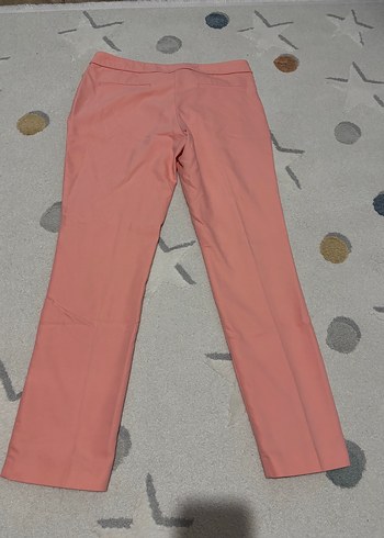 l Beden Kadın Pembe Regular Fit Midi Kumaş Pantolon