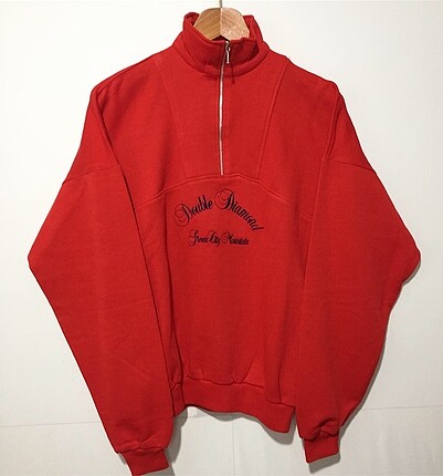 Double Diamond Yarım Fermuar Sweat