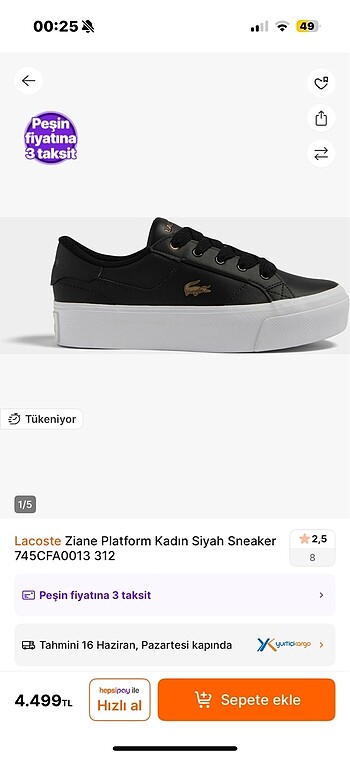 Lacoste Lacoste ayakkabı