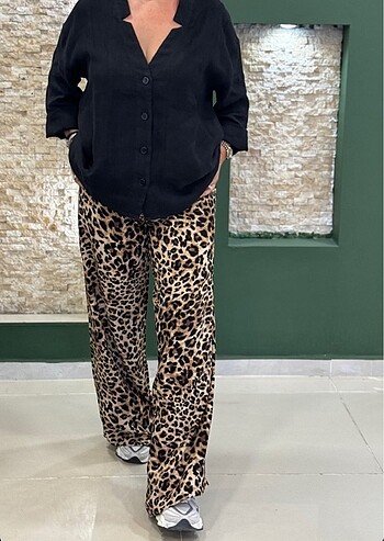 Mango Leopar pantolon